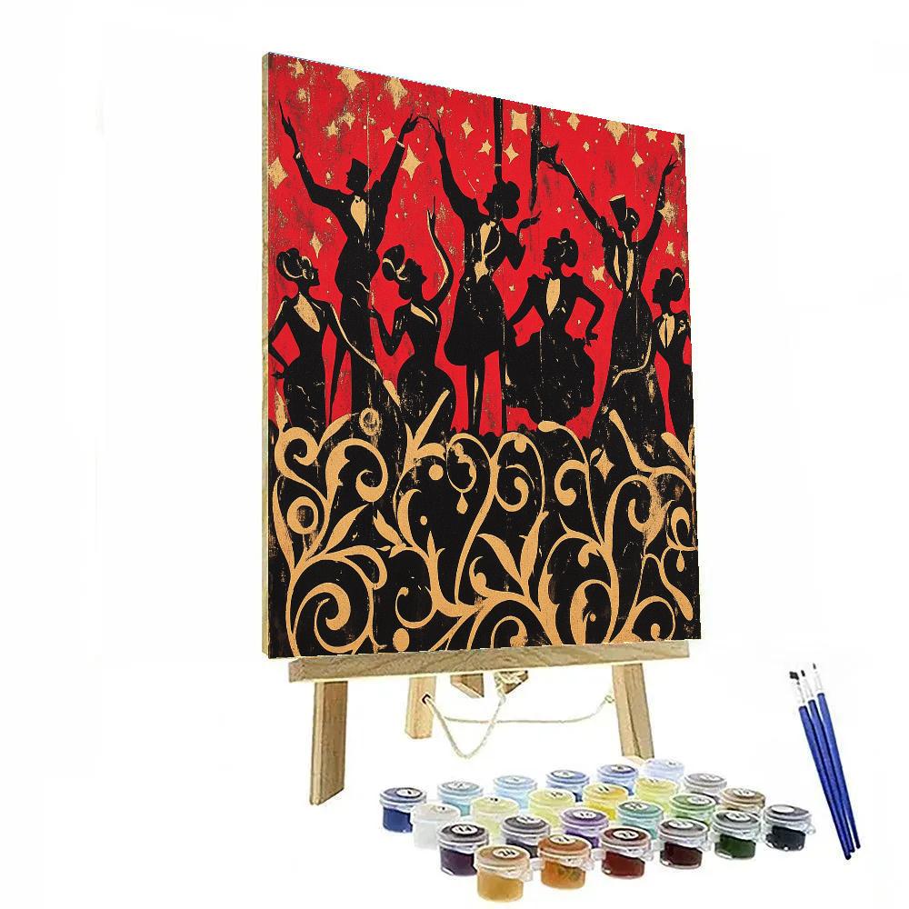 Henri De Toulouse Lautrec Inspired Night Club Paint by numbers kits