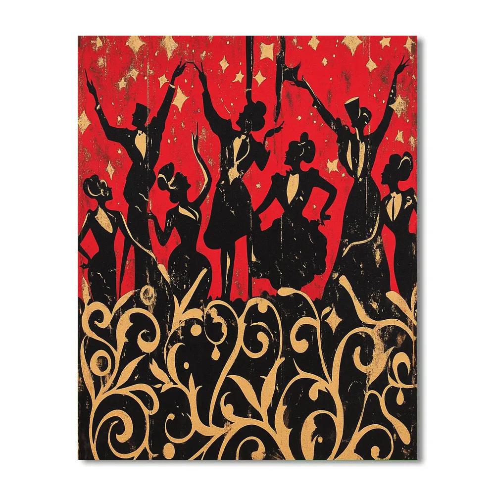 Henri De Toulouse Lautrec Inspired Night Club Paint by numbers kits