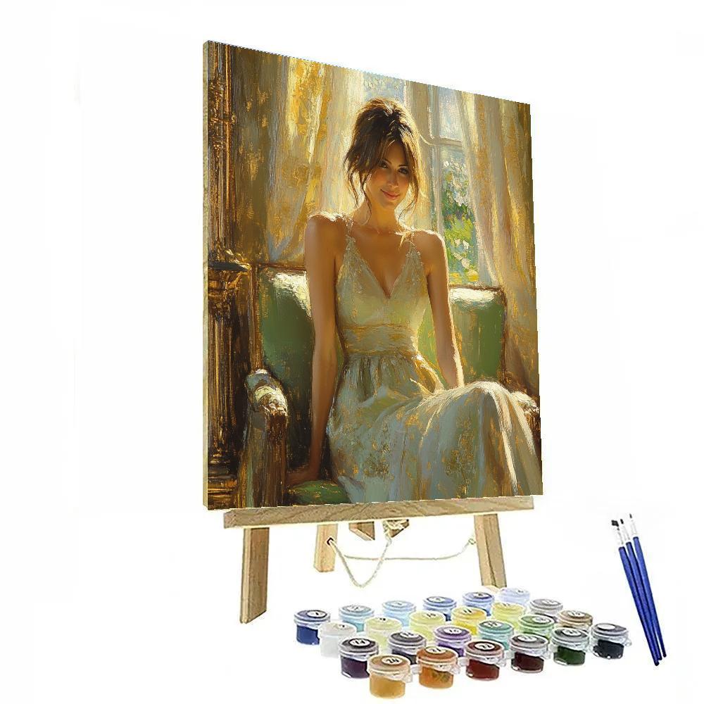 John Singer Sargent Inspired Portrait In Afternoon Paint by numbers art