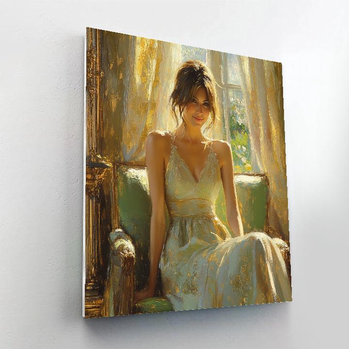John Singer Sargent Inspired Portrait In Afternoon Paint by numbers art