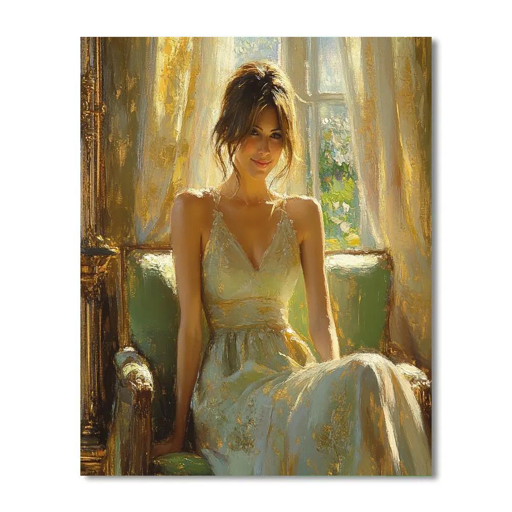 John Singer Sargent Inspired Portrait In Afternoon Paint by numbers art