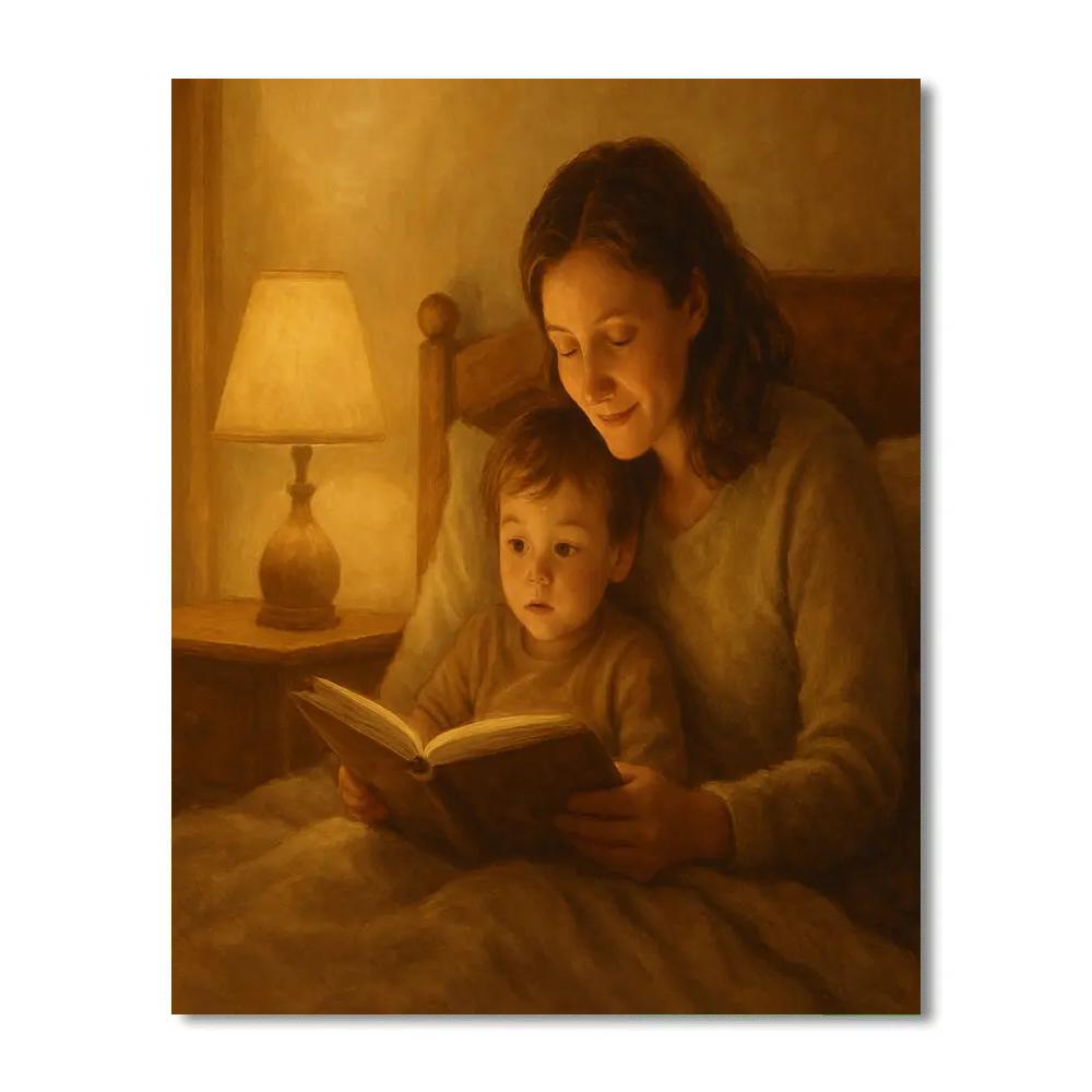Mothers Storytime Glow Paint by numbers kits