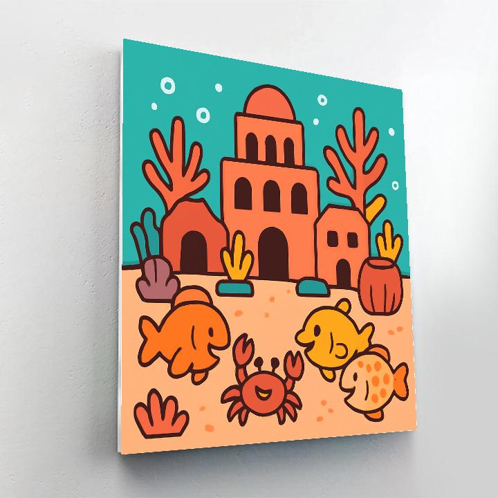 Coral City Explorers Paint by numbers art