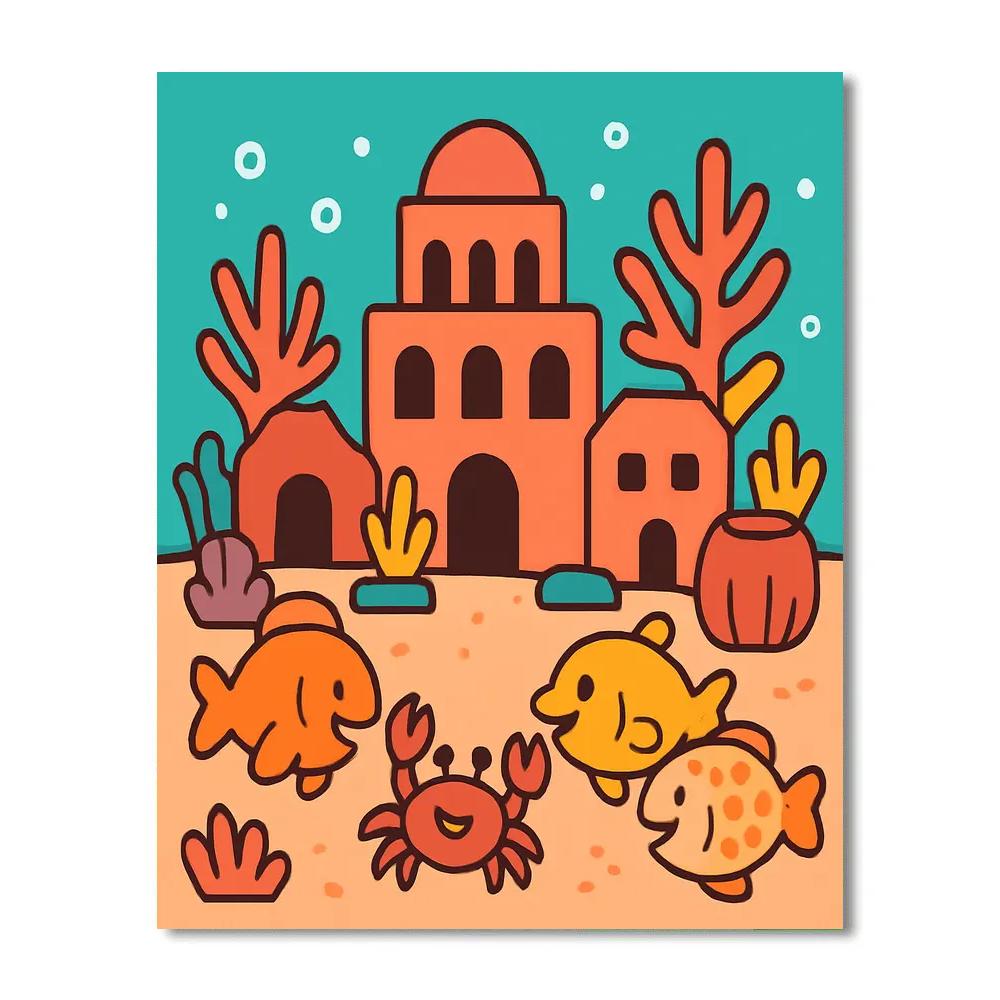 Coral City Explorers Paint by numbers art