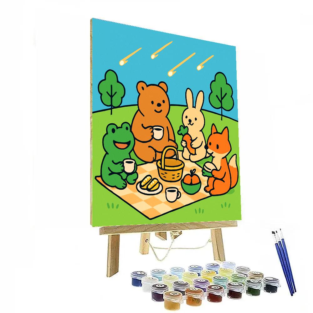 Meteor Meadow Picnic DIY paint by numbers