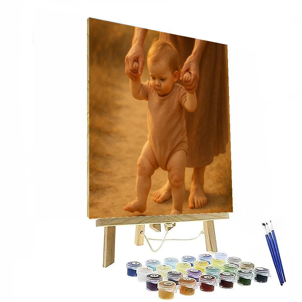 A Mothers Guiding Touch DIY paint by numbers