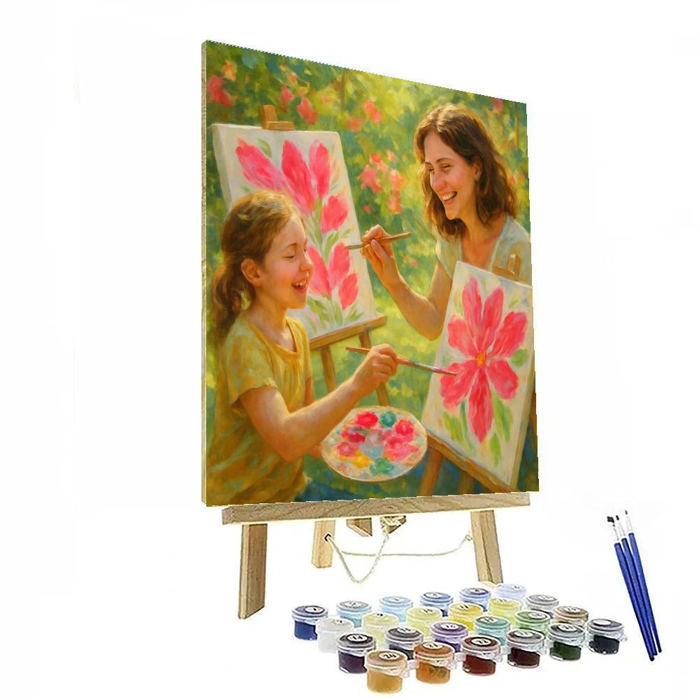 Painting Petals Of Love Paint by numbers kits