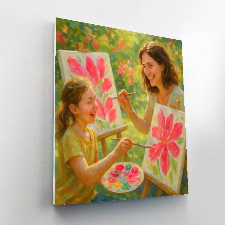 Painting Petals Of Love Paint by numbers kits