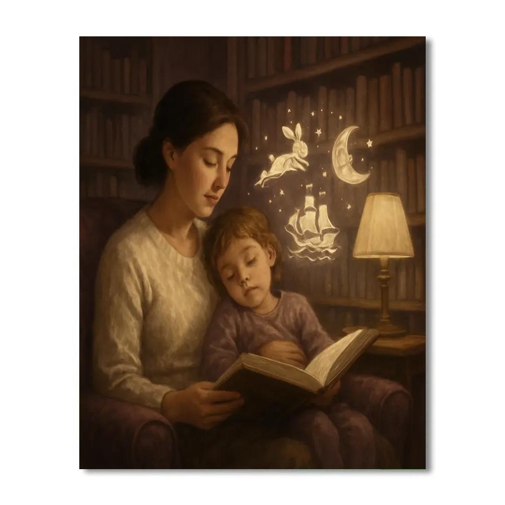 Library Whisper Story paint by number