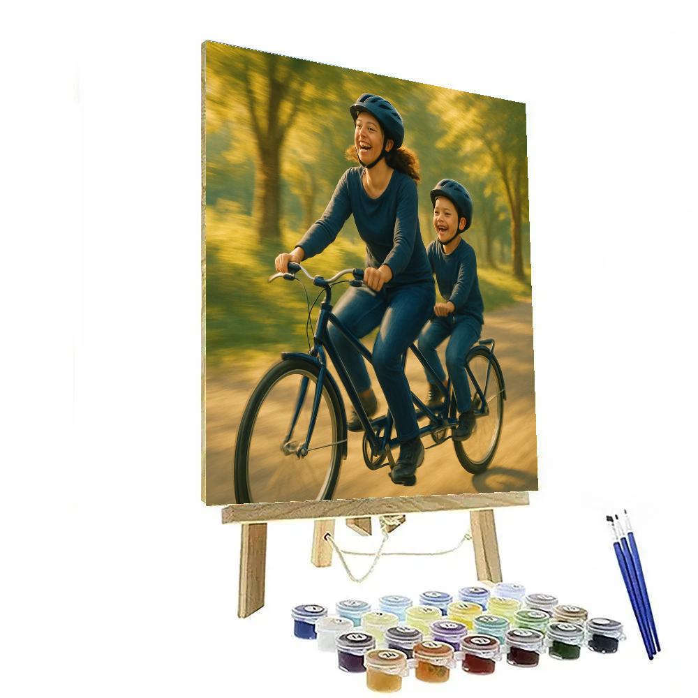 Tandem Bike Ride Adventures Paint by numbers kits