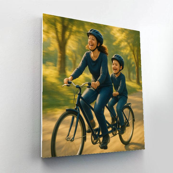 Tandem Bike Ride Adventures Paint by numbers kits