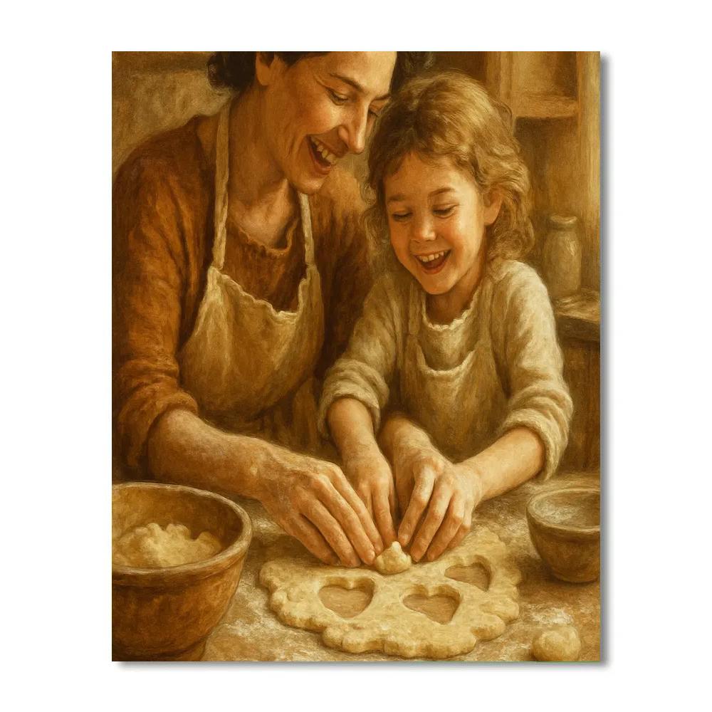 Kitchen Baking Lessons paint by numbers