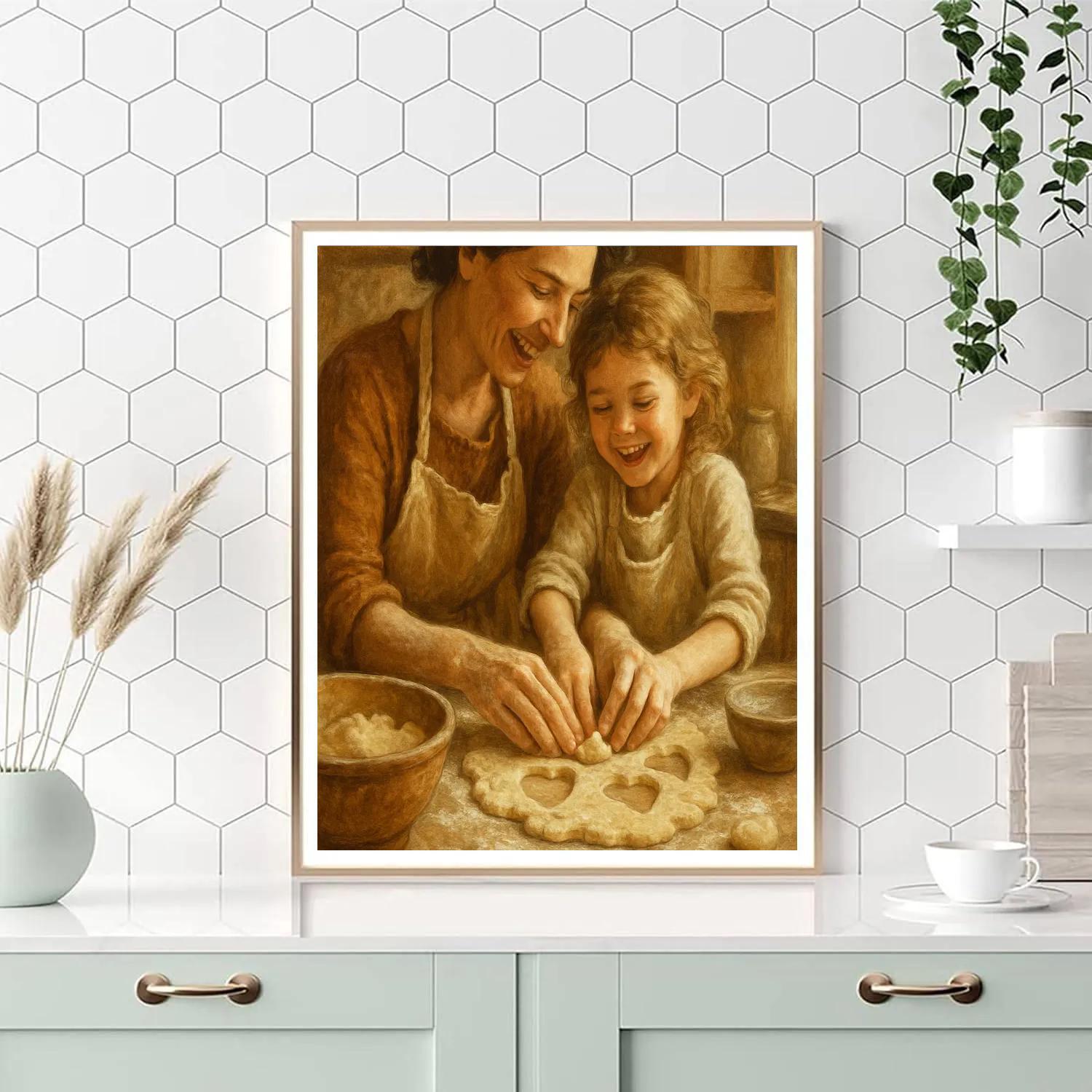 Kitchen Baking Lessons paint by numbers