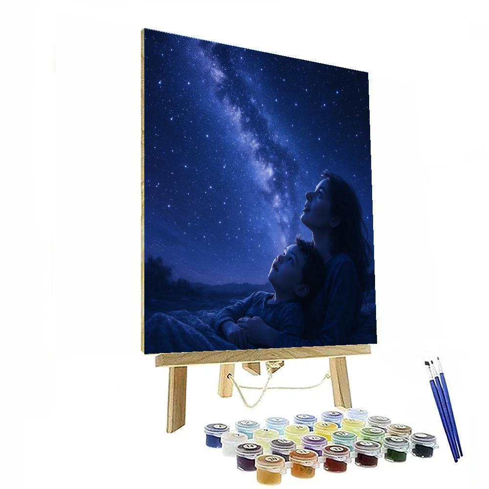 Mother And Child Star Gazing paint by number