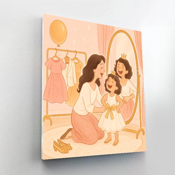 Dressing Up For The Party Number painting