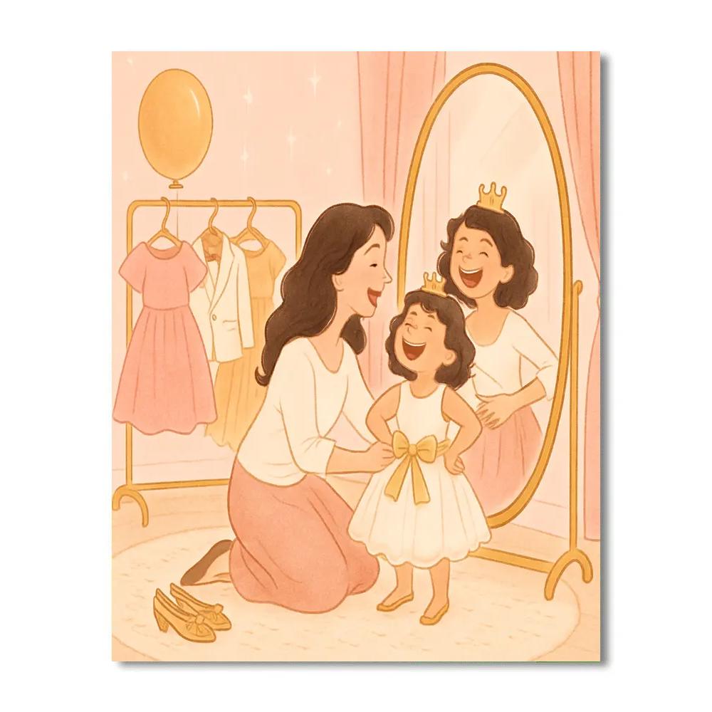 Dressing Up For The Party Number painting