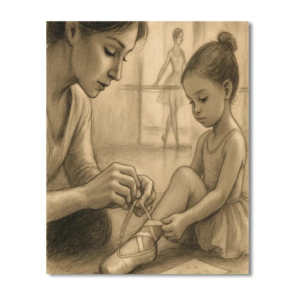 Dance Class Encouragement paint by color