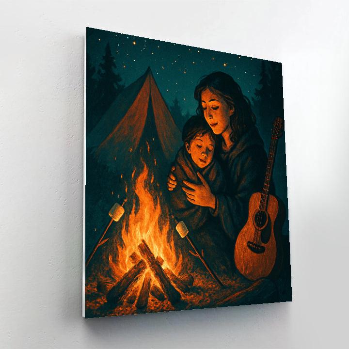 Camping Starglow Story paint by number