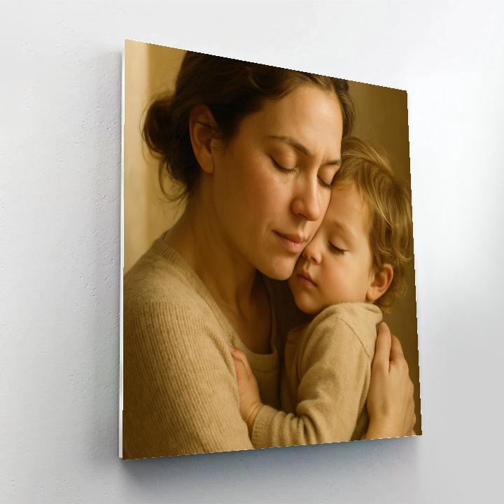 A Hug That Lasts Forever Moment paint by color