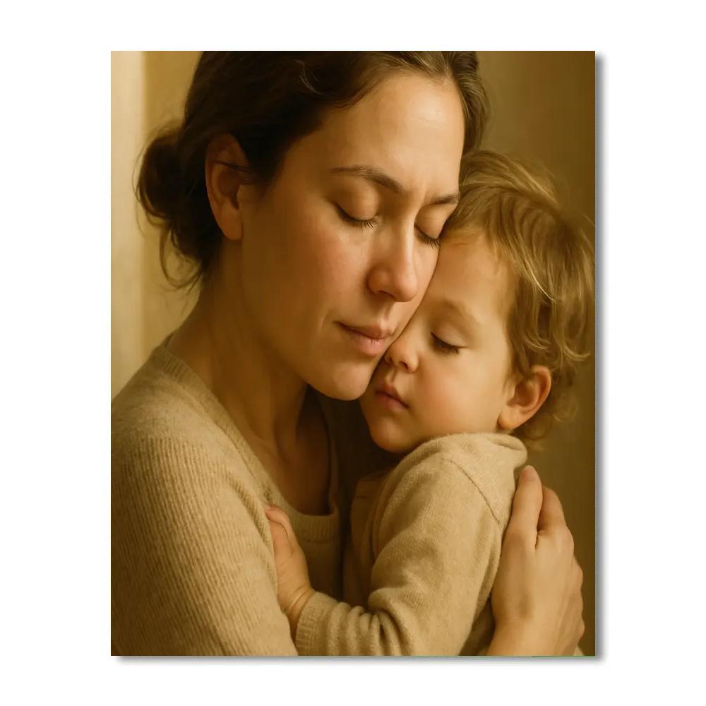 A Hug That Lasts Forever Moment paint by color