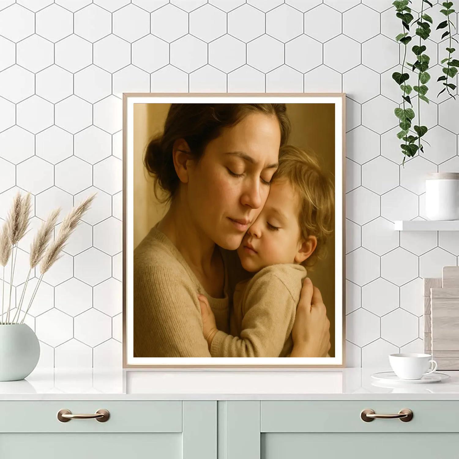 A Hug That Lasts Forever Moment paint by color