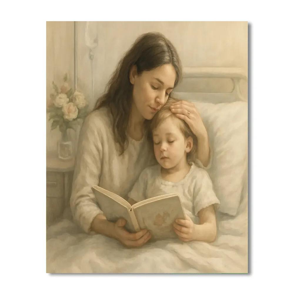 Quiet Hospital Visit Recovery DIY paint by numbers