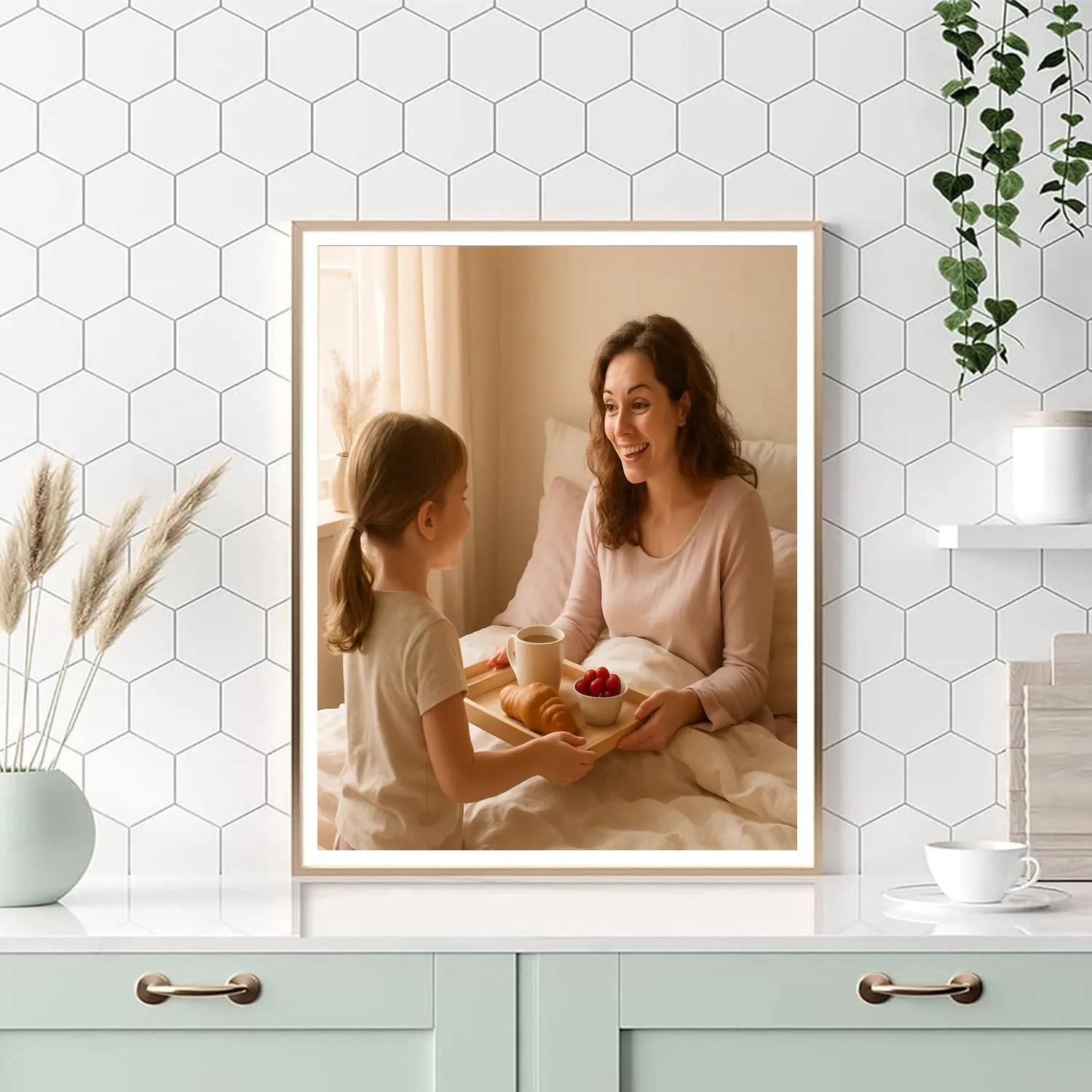 Breakfast In Bed Surprise DIY paint by numbers