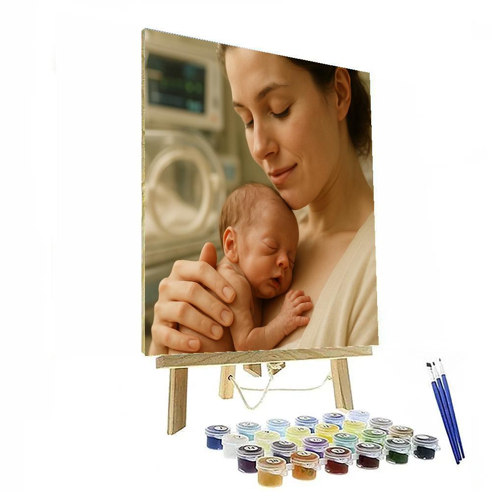 Quiet Hospital Nursery Embrace Paint by numbers kits
