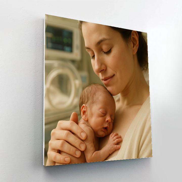 Quiet Hospital Nursery Embrace Paint by numbers kits