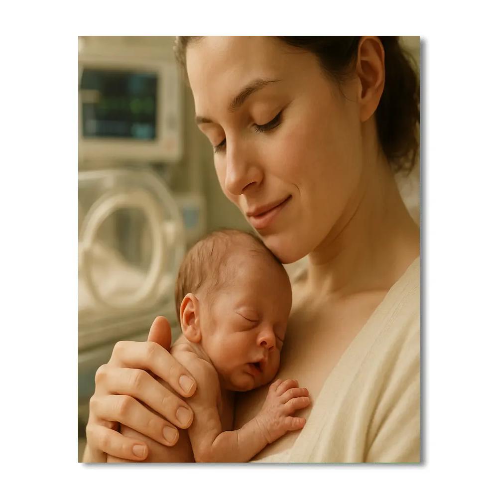 Quiet Hospital Nursery Embrace Paint by numbers kits