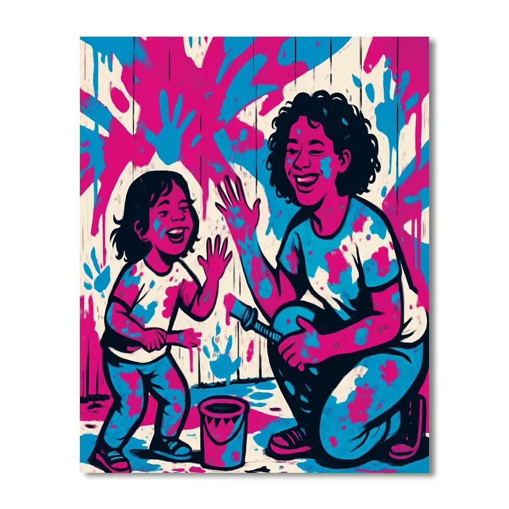 Shared Canvas Painting paint by number