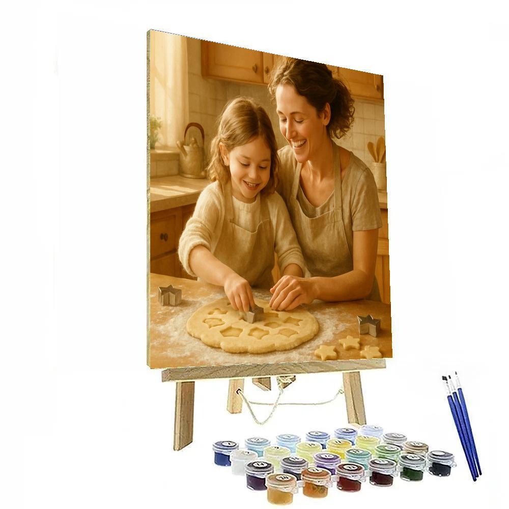 Baking Cookies Together paint by color