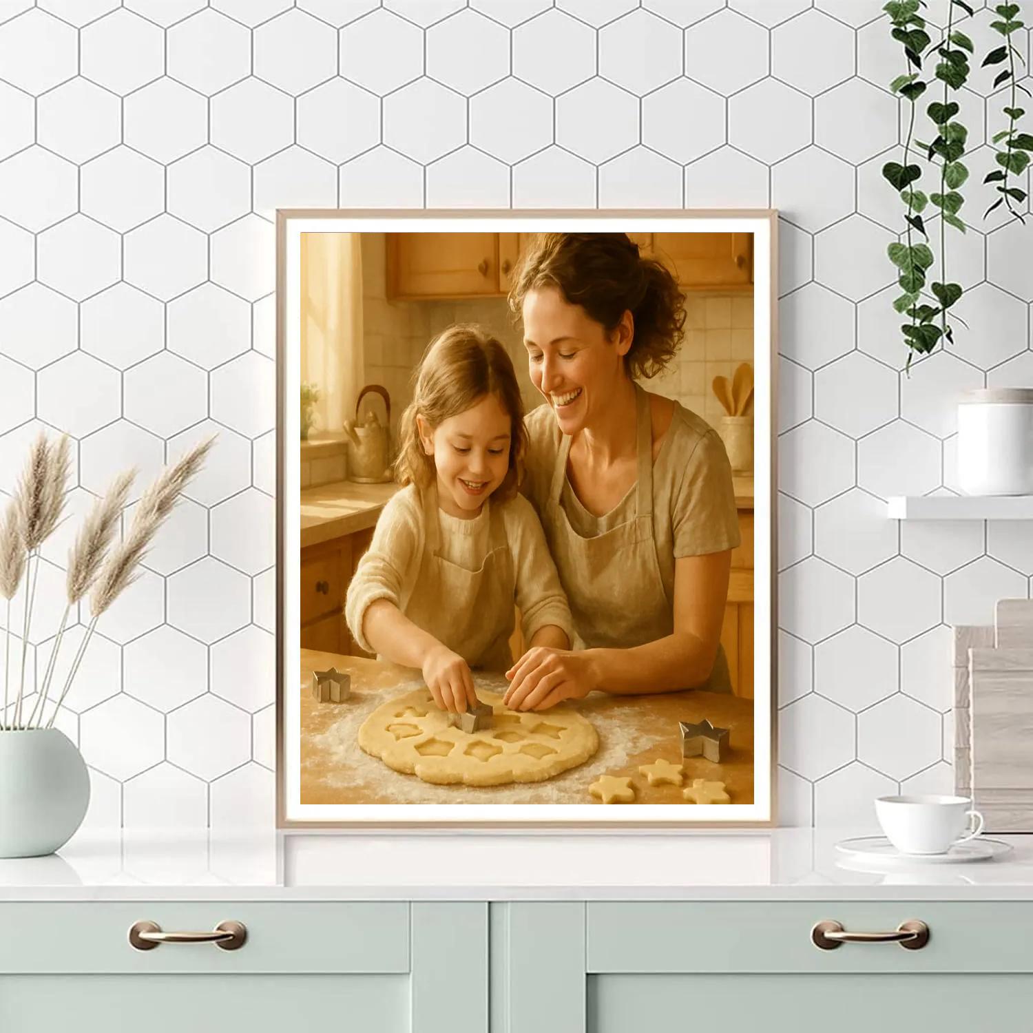 Baking Cookies Together paint by color