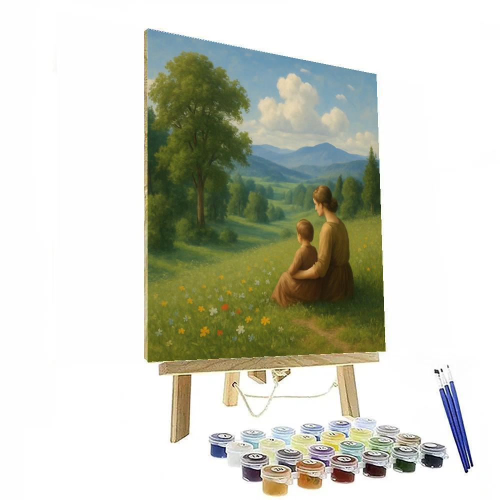 Natures Gift To Mothers Landscape DIY paint by numbers