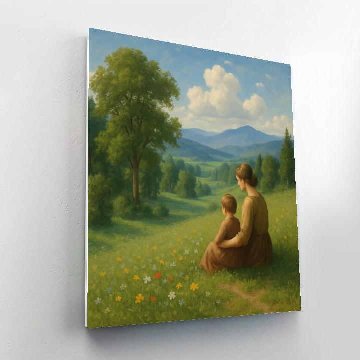 Natures Gift To Mothers Landscape DIY paint by numbers