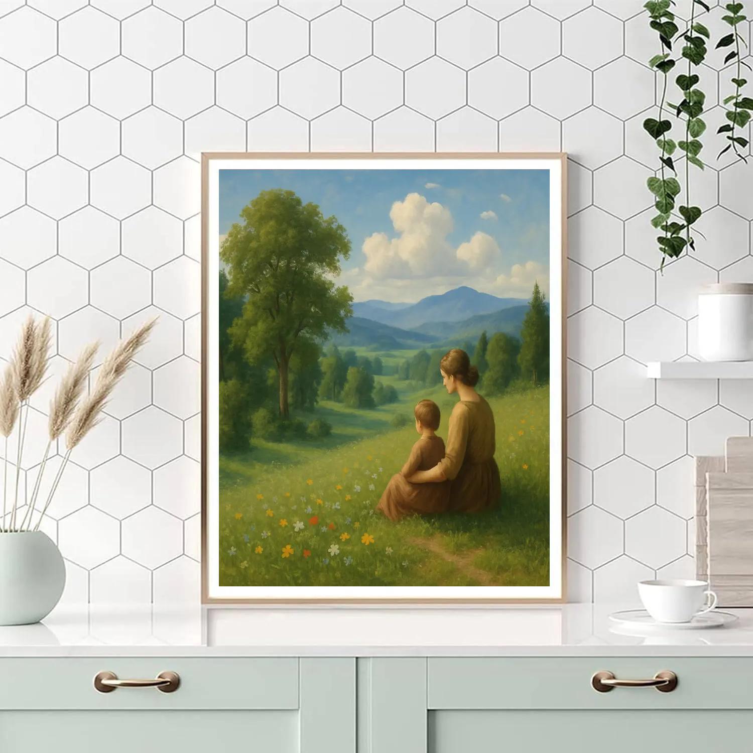 Natures Gift To Mothers Landscape DIY paint by numbers