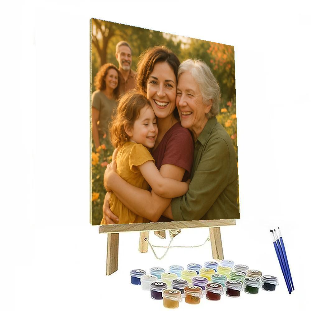 Generations Of Love Gathering Painting by numbers kit