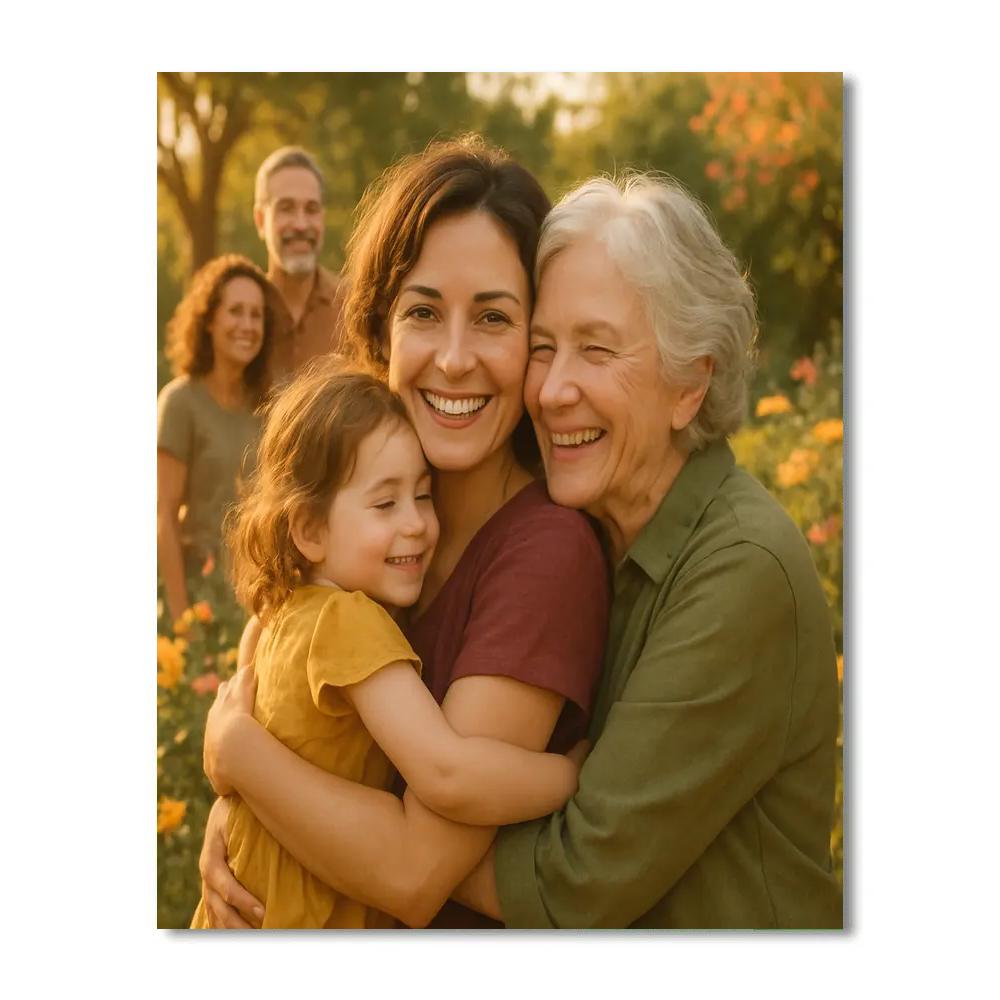 Generations Of Love Gathering Painting by numbers kit