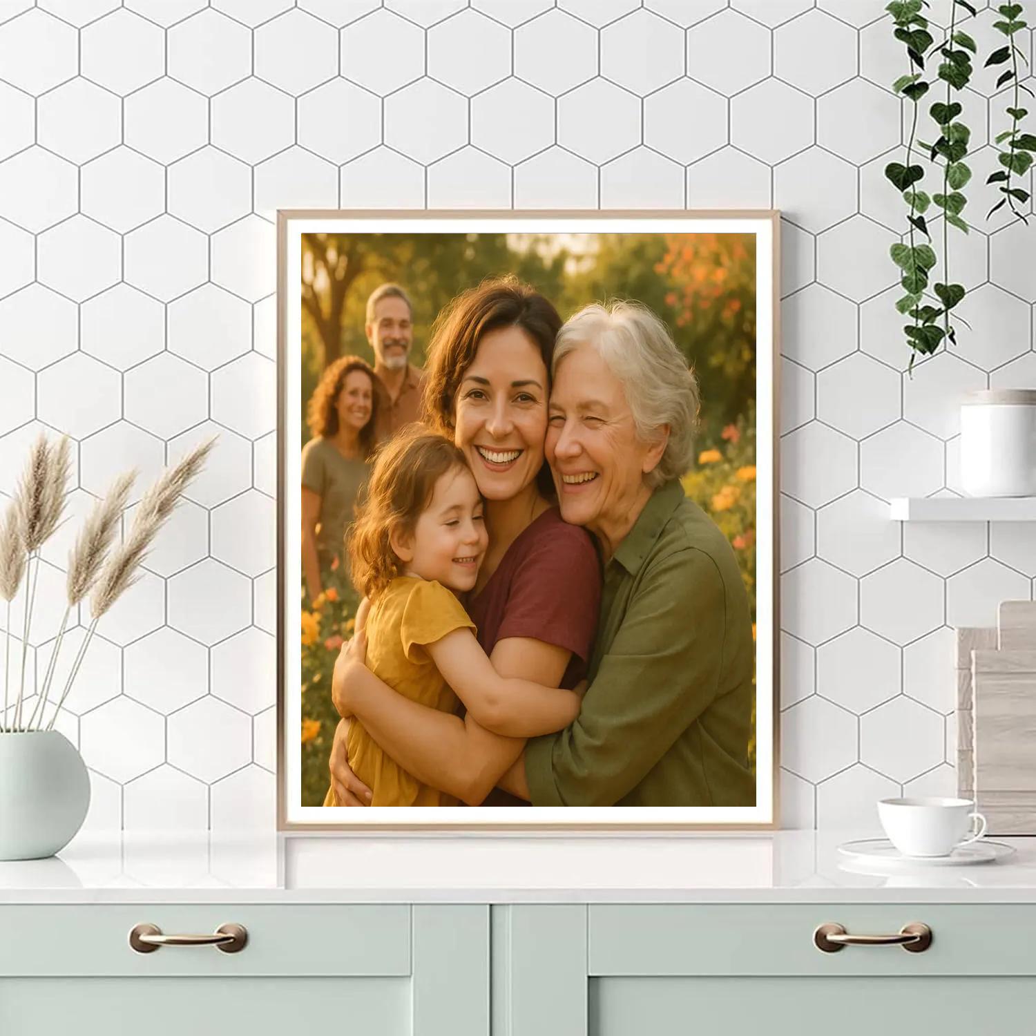 Generations Of Love Gathering Painting by numbers kit