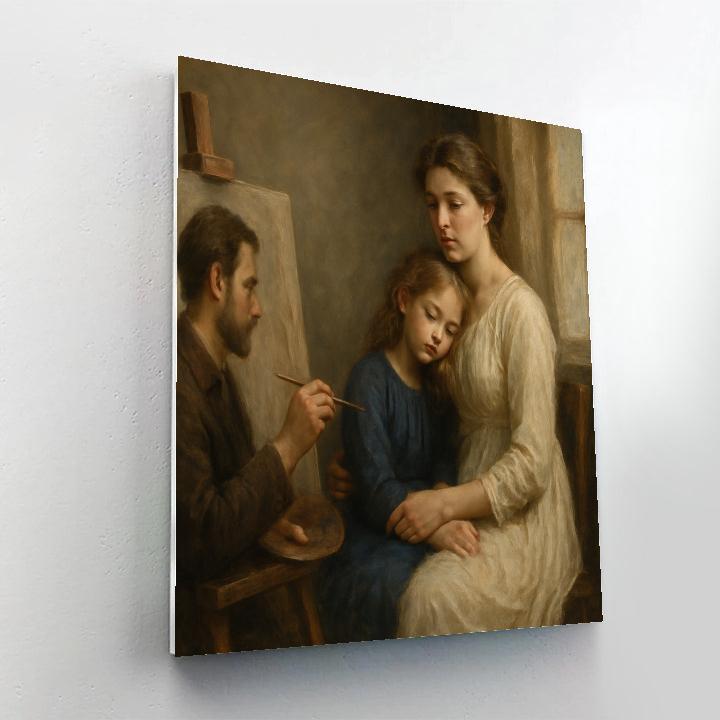 Quiet Painting Portrait Session Number painting