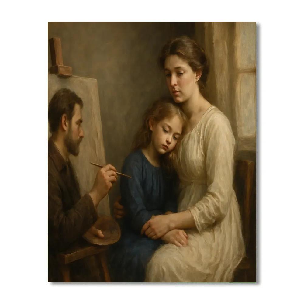 Quiet Painting Portrait Session Number painting