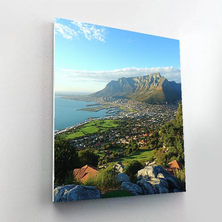 Table Mountain Panorama Cape Town South Africa Number painting