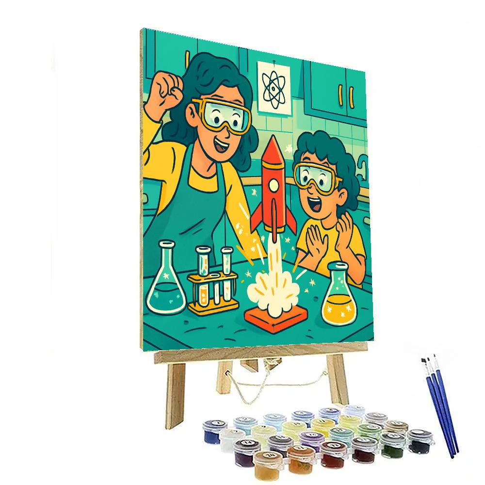 DIY Science Project paint by number