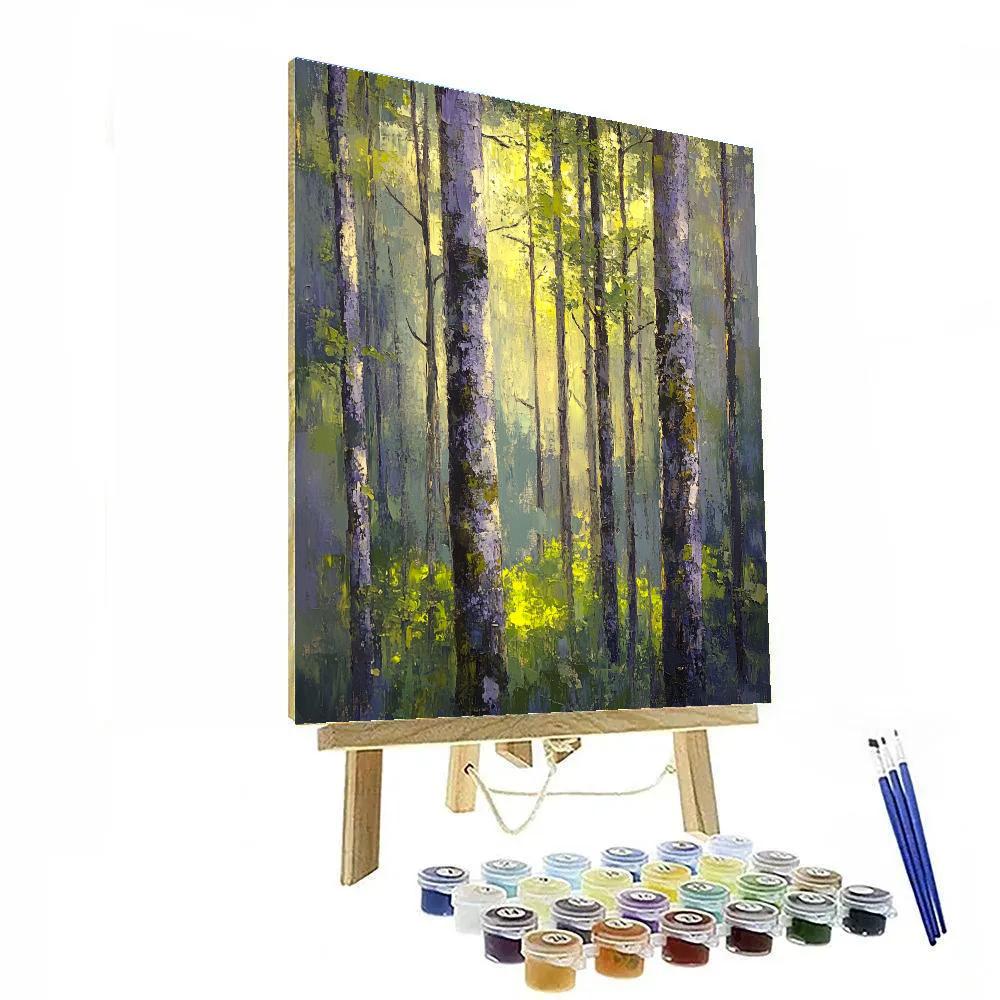 Edgar Degas Inspired Forest Depths Painting by numbers kit