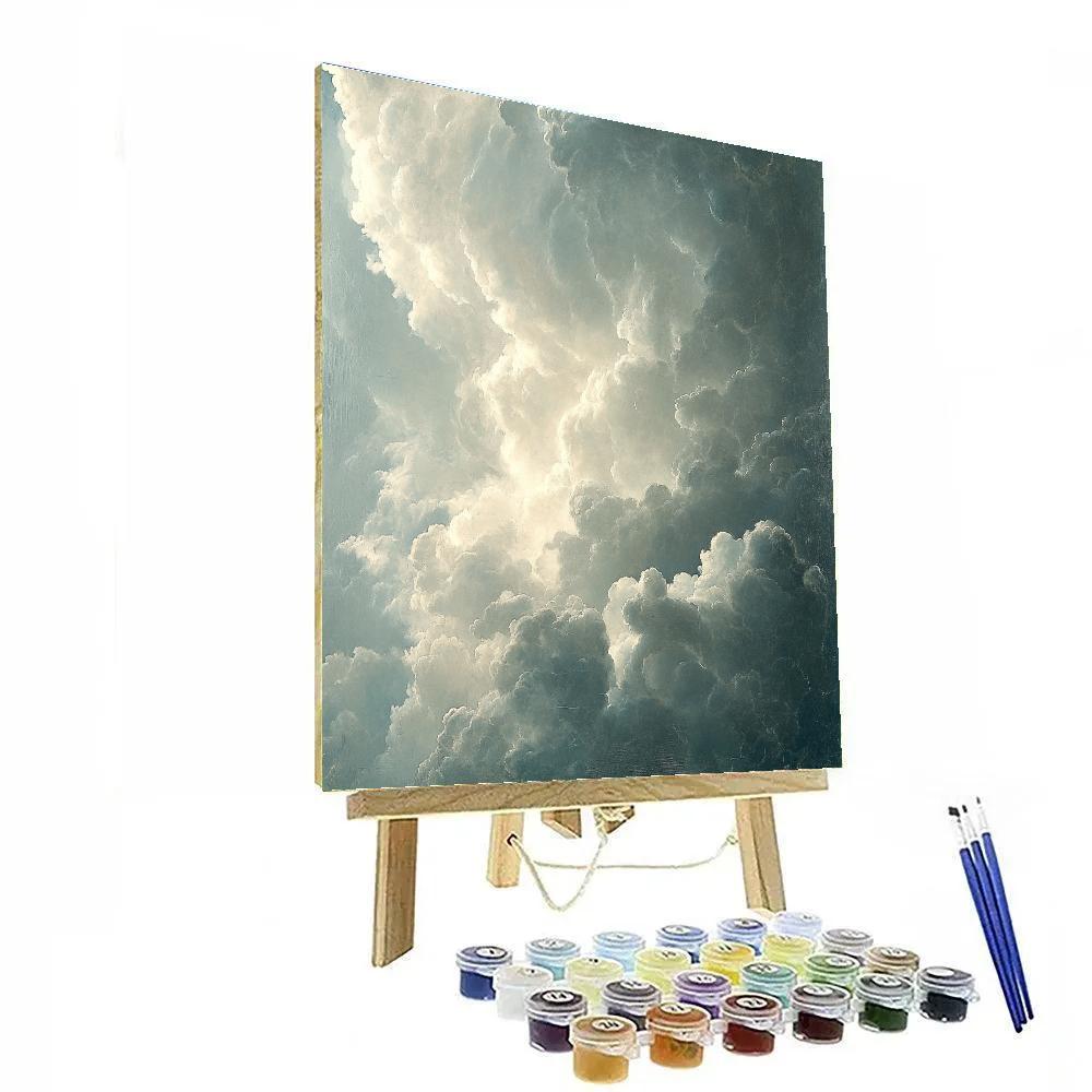 Michelangelo Inspired Thunderhead Colossus Paint by numbers art