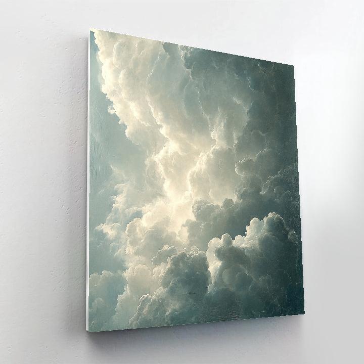 Michelangelo Inspired Thunderhead Colossus Paint by numbers art