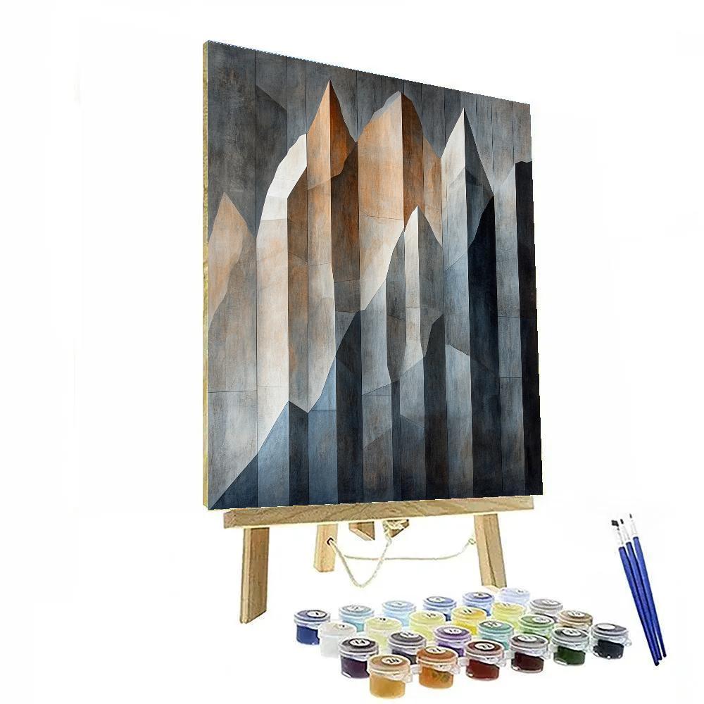 Michelangelo Inspired Mountain Hymn Paint by numbers kits