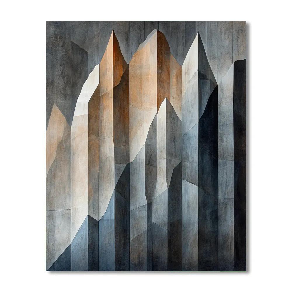 Michelangelo Inspired Mountain Hymn Paint by numbers kits