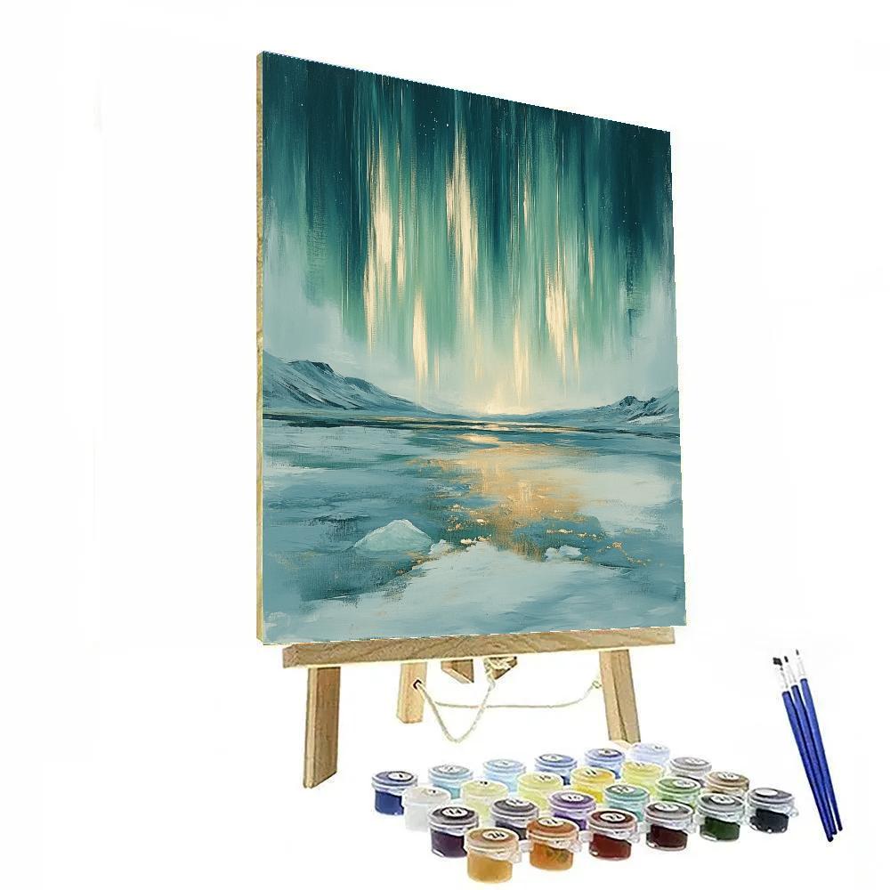 Leonardo Da Vinci Inspired Aurora Alchemy painting number kit