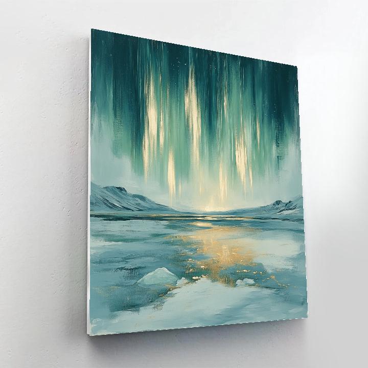 Leonardo Da Vinci Inspired Aurora Alchemy painting number kit